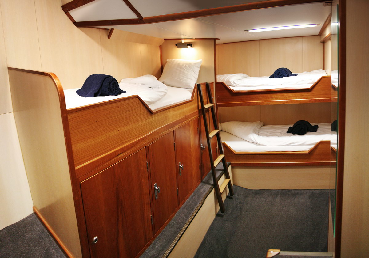 Dreibettkabine, © Geert Kroes Dreibettkabine