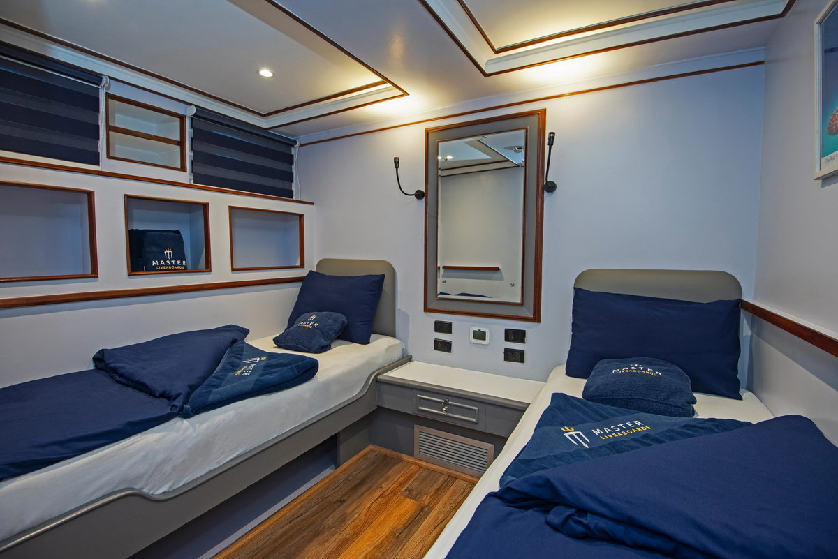 Twin-Kabine Unterdeck