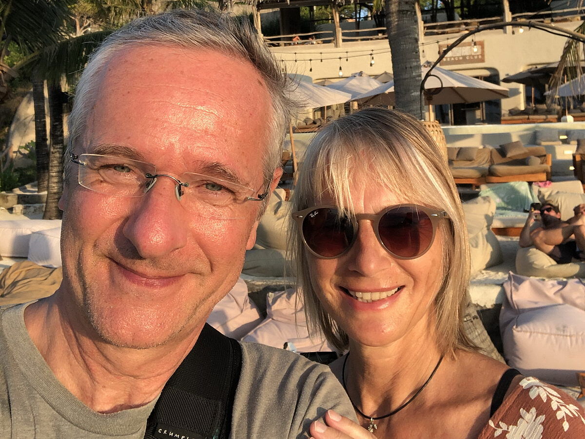 Sundowner im Suku Beach Club Sundowner im Suku Beach Club