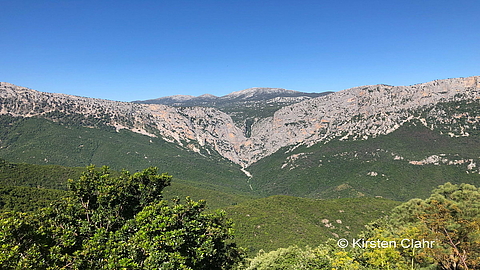 Supramonte mit Gorropu-Schlucht Supramonte mit Gorropu-Schlucht
